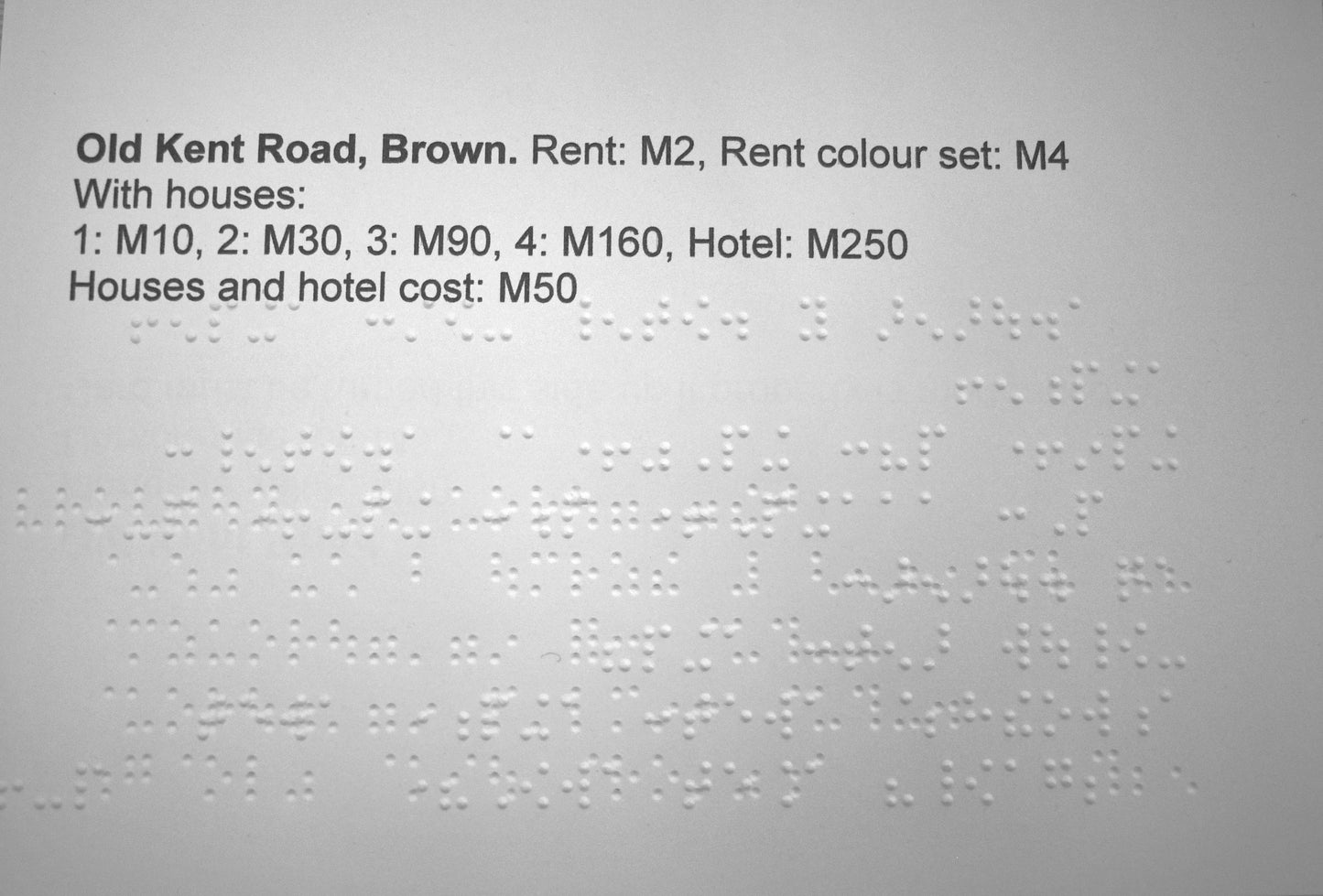 Braille Monopoly