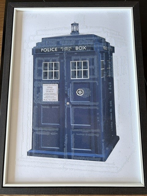 Tactile Braille Artwork — The TARDIS — Doctor Who