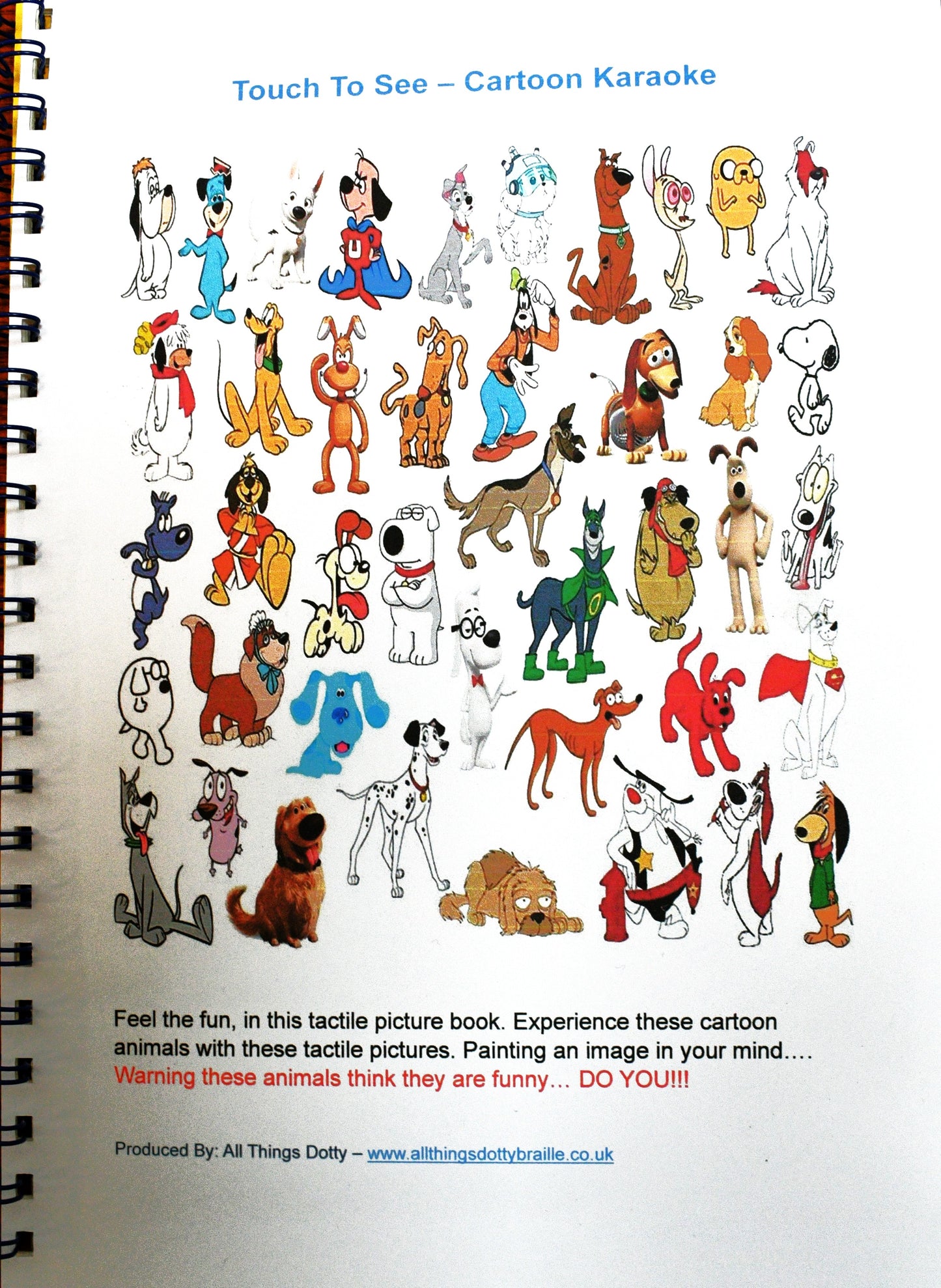 Braille Touch to See - Cartoon Karaoke