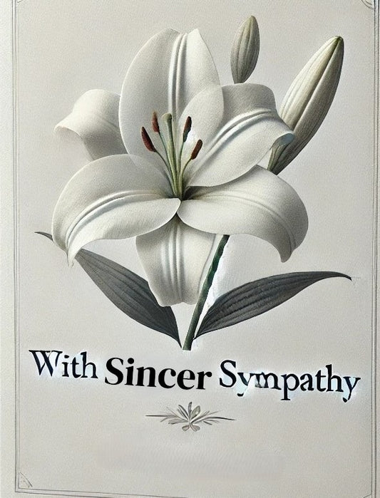 With Sincere Sympathy