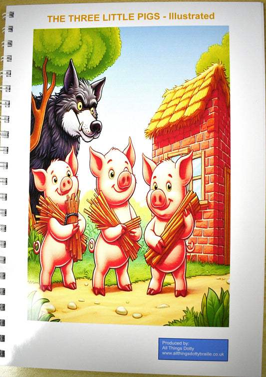 Braille Fairy Tale Colouring Book