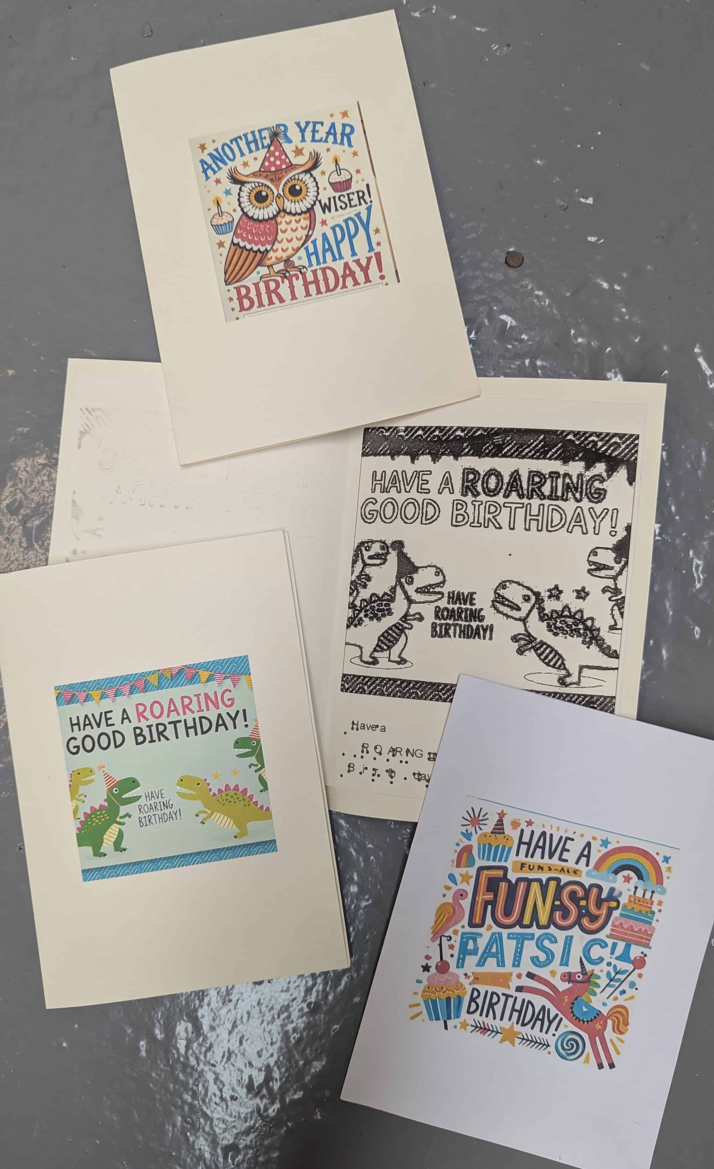 a photo showing a collection of Braille cards